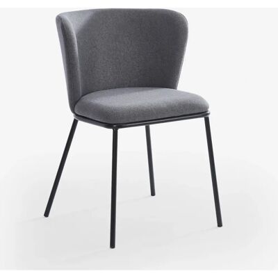 AHD Amazing Home Design - Lasta - Gris Foncé - Accent chair - Publicité AHD Amazing Home Design - Lasta - Gris Foncé - Accent chair - Publicité
