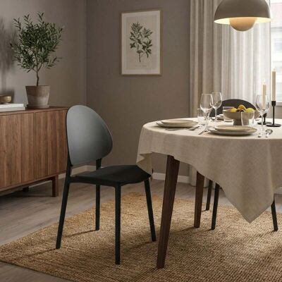 Ahd Amazing Home Design - Modello Gladys - Sedia da Pranzo in Polipropilene Resistente per Interni ed Esterni Ahd Amazing Home Design - Modello Gladys - Sedia da Pranzo in Polipropilene Resistente per Interni ed Esterni