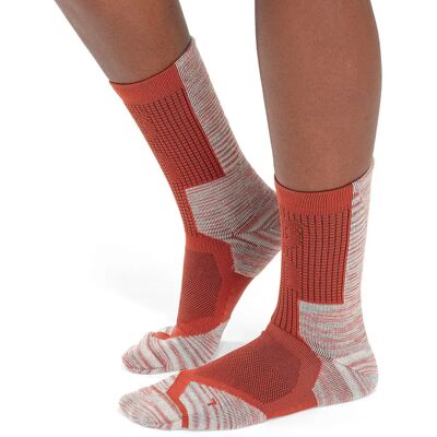 On Explorer Merino Sock Chili Red - Șosete respirabile din lână merino On Explorer Merino Sock Chili Red - Șosete respirabile din lână merino