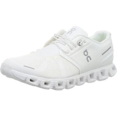 On Running Cloud 5 Sneakers Uomo Bianche - Leggeri, Ammortizzati, Resistenti On Running Cloud 5 Sneakers Uomo Bianche - Leggeri, Ammortizzati, Resistenti