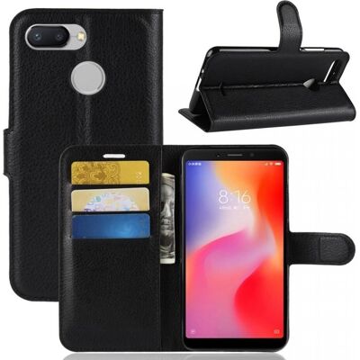 Screenguard - Xiaomi Redmi 6 Leather Wallet Screenguard - Xiaomi Redmi 6 Leather Wallet