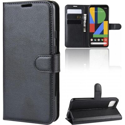 Screenguard - Google Pixel 4 XL - Leder - Schwarz - Schutzhülle Screenguard - Google Pixel 4 XL - Leder - Schwarz - Schutzhülle