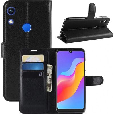 Screenguard - Honor 8A - Cuir - Étui portefeuille - Étui de téléphone Screenguard - Honor 8A - Cuir - Étui portefeuille - Étui de téléphone