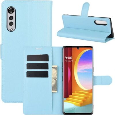 Screenguard - LG Velvet - Blau - Leder - Smartphonehülle Screenguard - LG Velvet - Blau - Leder - Smartphonehülle