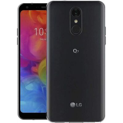 Screenguard - LG Q7+ - Transparent - TPU - Étui - Publicité Screenguard - LG Q7+ - Transparent - TPU - Étui - Publicité