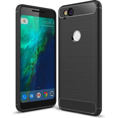 Screenguard - Pixel 2 - Carbon Brushed - Schwarz - Phone Case Screenguard - Pixel 2 - Carbon Brushed - Schwarz - Phone Case