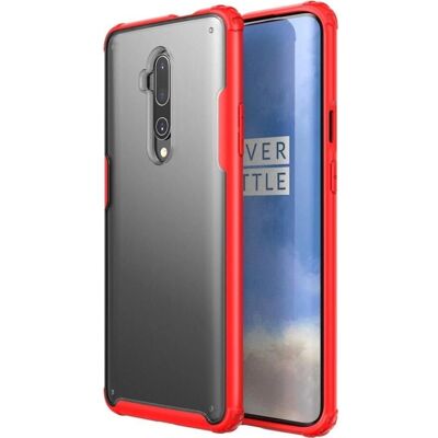 Screenguard OnePlus 7T Pro Rot Hybrid Anti-Impact Hülle Screenguard OnePlus 7T Pro Rot Hybrid Anti-Impact Hülle