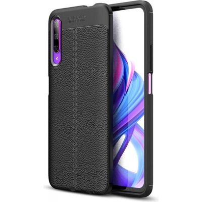Honor - Honor 9X - Noir - Texture cuir - Phone Case Honor - Honor 9X - Noir - Texture cuir - Phone Case
