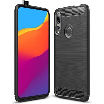 Huawei - P Smart Z - Schwarz - Carbon Texturiertes TPU Case Huawei - P Smart Z - Schwarz - Carbon Texturiertes TPU Case