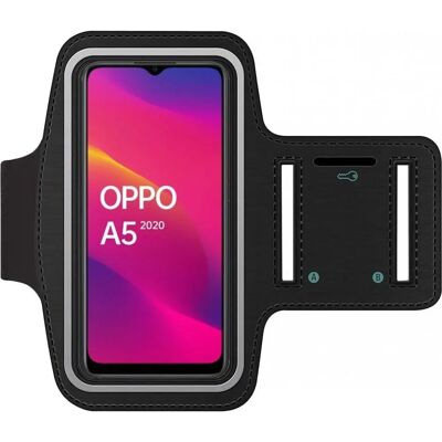 Oppo A5 2020 - Smartphone-Armband - Schwarz Oppo A5 2020 - Smartphone-Armband - Schwarz
