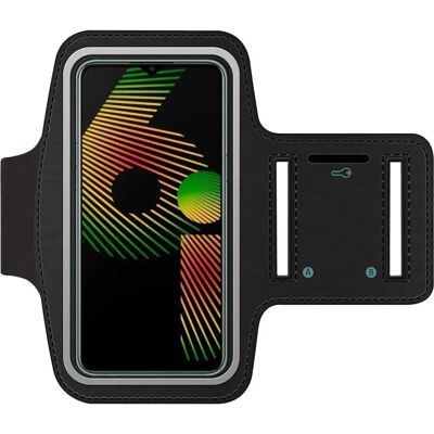 Realme - Realme 6i - Schwarz - Neopren - Armband Realme - Realme 6i - Schwarz - Neopren - Armband