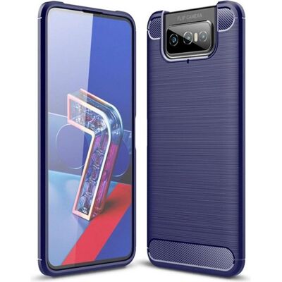 Coque en TPU brossé carbone Asus Zenfone 7 / 7 Pro - Publicité Coque en TPU brossé carbone Asus Zenfone 7 / 7 Pro - Publicité