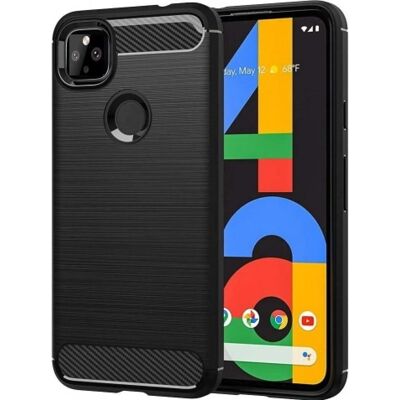 Screenguard - Google Pixel 4a 5G - Noir - Carbon Brushed TPU - Coque de téléphone Screenguard - Google Pixel 4a 5G - Noir - Carbon Brushed TPU - Coque de téléphone