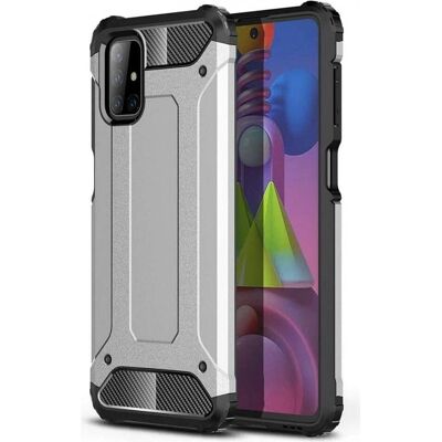 Screenguard - AdventureCase Samsung Galaxy M51 - Silber - Polycarbonat - Handyhülle Screenguard - AdventureCase Samsung Galaxy M51 - Silber - Polycarbonat - Handyhülle