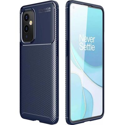 OnePlus - OnePlus 9 - Blau - Carbon Fibre TPU Hülle OnePlus - OnePlus 9 - Blau - Carbon Fibre TPU Hülle