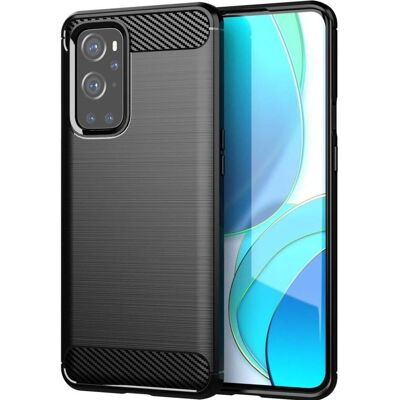 OnePlus 9 Pro - Schwarz - TPU - Carbon gebürstet - Phone case OnePlus 9 Pro - Schwarz - TPU - Carbon gebürstet - Phone case