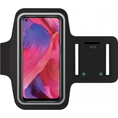 Oppo A54 5G Smartphone Hülle - Schwarze Sportarmband Oppo A54 5G Smartphone Hülle - Schwarze Sportarmband