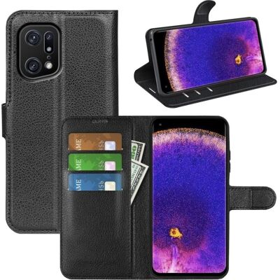 Screenguard - Oppo Find X5 Pro Leather Guard - Noir - Cuir - coque de smartphone - Publicité Screenguard - Oppo Find X5 Pro Leather Guard - Noir - Cuir - coque de smartphone - Publicité