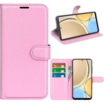 HONOR - Magic4 Lite 5G - Rose - Cuir - Phone case HONOR - Magic4 Lite 5G - Rose - Cuir - Phone case