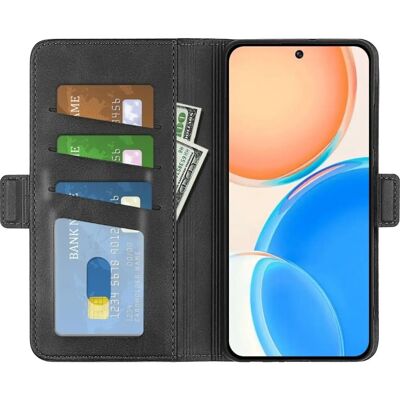 HONOR - X8 - Schwarz - vegan leather - Phone case HONOR - X8 - Schwarz - vegan leather - Phone case