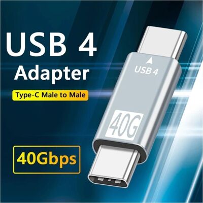 PowerGuard USB4 Type-C auf Type-C Kupplung - 40 Gbit/s Daten & Lade PowerGuard USB4 Type-C auf Type-C Kupplung - 40 Gbit/s Daten & Lade