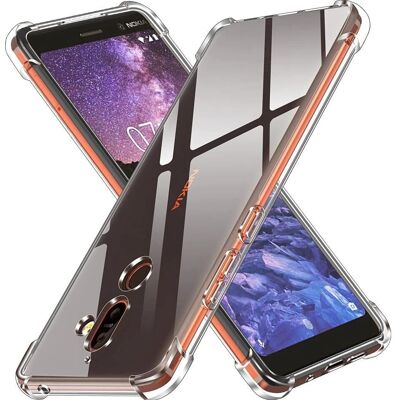Nokia - 7 Plus - Transparent - Smartphone Case Nokia - 7 Plus - Transparent - Smartphone Case