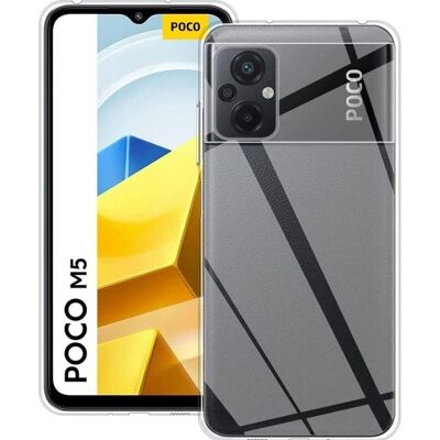 Xiaomi - Poco M5 - Transparente - TPU - Housse de téléphone - Publicité Xiaomi - Poco M5 - Transparente - TPU - Housse de téléphone - Publicité