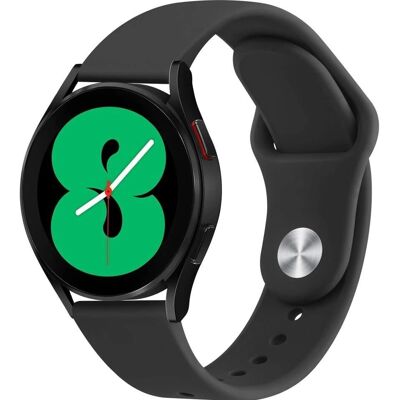 Samsung - Galaxy Watch4 - Noir - Silicone - Smartwatch Band Samsung - Galaxy Watch4 - Noir - Silicone - Smartwatch Band