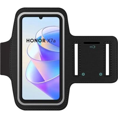 Honor - X7a - Schwarz - Neopren - Smartphone-Armband Honor - X7a - Schwarz - Neopren - Smartphone-Armband