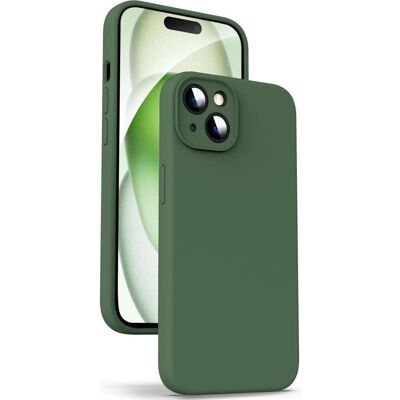 Coque de Protection Caméra en Silicone Liquide Screenguard pour iPhone 15 - Smartphone Hülle - Publicité Coque de Protection Caméra en Silicone Liquide Screenguard pour iPhone 15 - Smartphone Hülle - Publicité