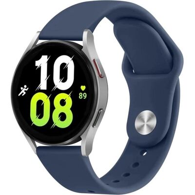 Screenguard - Samsung Galaxy Watch5 - Bleu - Sangle Silicone Screenguard - Samsung Galaxy Watch5 - Bleu - Sangle Silicone