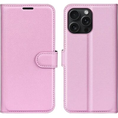 Screenguard - Apple iPhone 16 Pro Max - Rosa - Lederhülle Screenguard - Apple iPhone 16 Pro Max - Rosa - Lederhülle