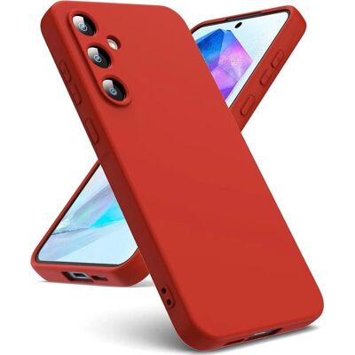 Screenguard Samsung Galaxy A55 5G Rouge Étui téléphonique - Publicité Screenguard Samsung Galaxy A55 5G Rouge Étui téléphonique - Publicité