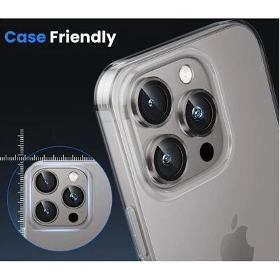 Apple iPhone 16 Pro Max Titan Natur Kameraobjektivschutz - Smartphone Schutzfolie Apple iPhone 16 Pro Max Titan Natur Kameraobjektivschutz - Smartphone Schutzfolie