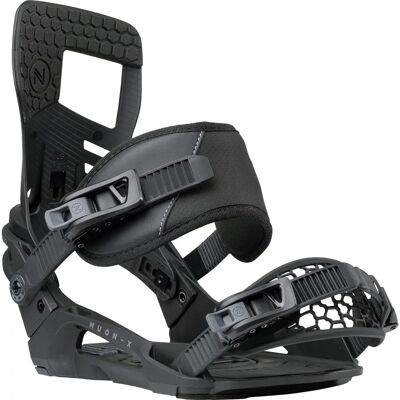 Nidecker Muon-X Snowboard-Bindung - Schwarz Komfort Nidecker Muon-X Snowboard-Bindung - Schwarz Komfort