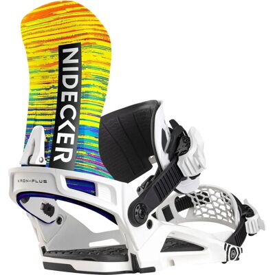 Nidecker Kaon Plus - Blanco - Fijaciones de snowboard Nidecker Kaon Plus - Blanco - Fijaciones de snowboard