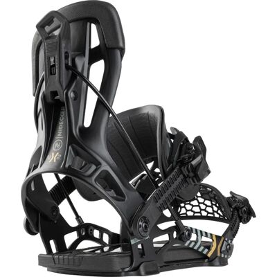 Nidecker Flow NX2 Hybrid - Noir - Unisexe - Fixations de Snowboard Nidecker Flow NX2 Hybrid - Noir - Unisexe - Fixations de Snowboard