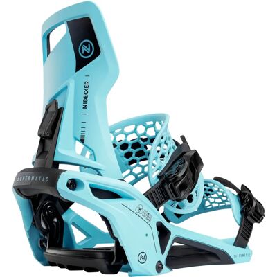 Nidecker Supermatic Escape Cyan XL - Fixations de Snowboard - Publicité Nidecker Supermatic Escape Cyan XL - Fixations de Snowboard - Publicité