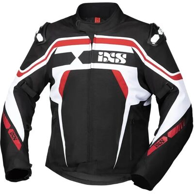 Ixs Sport RS-700-ST Motorcycle Textile Jacket - Black, White, Red Ixs Sport RS-700-ST Motorcycle Textile Jacket - Black, White, Red