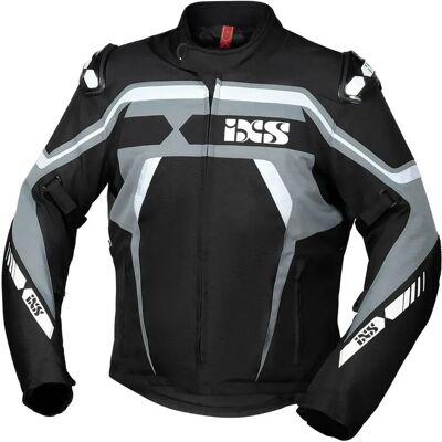 Ixs Sport RS-700-ST Motorcycle Textile Jacket - Black Grey White - S Ixs Sport RS-700-ST Motorcycle Textile Jacket - Black Grey White - S