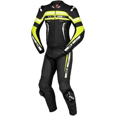 Combinaison en cuir de moto Ixs Sport RS-700 2.0 - Noir Blanc Jaune - Combinaison en cuir - Publicité Combinaison en cuir de moto Ixs Sport RS-700 2.0 - Noir Blanc Jaune - Combinaison en cuir - Publicité