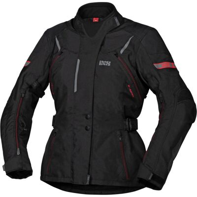 iXS Liz-ST Waterproof Motorcycle Textile Jacket - Black Red iXS Liz-ST Waterproof Motorcycle Textile Jacket - Black Red