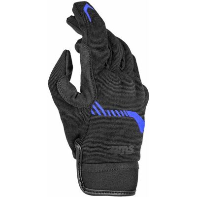 Guantes de moto GMS Jet-City - Negro-Azul - 3XL Guantes de moto GMS Jet-City - Negro-Azul - 3XL