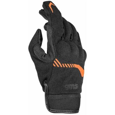 Gants Moto GMS JET CITY - Noir Orange - XL - Unisexe - Publicité Gants Moto GMS JET CITY - Noir Orange - XL - Unisexe - Publicité