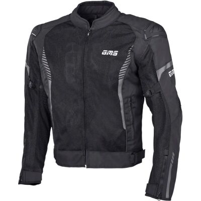 Veste de Moto GMS Samu Mesh - Noir 4XL - Publicité Veste de Moto GMS Samu Mesh - Noir 4XL - Publicité