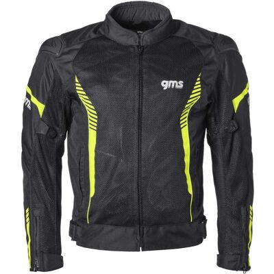 Gms Samu Mesh Motorrad Textiljacke - Schwarz Gelb - Motorrad Textiljacke Gms Samu Mesh Motorrad Textiljacke - Schwarz Gelb - Motorrad Textiljacke