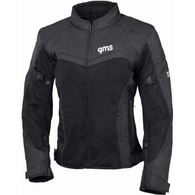 Blouson en mesh Tara GMS pour femmes - Noir - Veste textile moto - Publicité Blouson en mesh Tara GMS pour femmes - Noir - Veste textile moto - Publicité