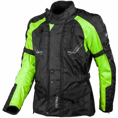 Giacca tessile moto GMS Taylor - Nero Giallo 2XL Giacca tessile moto GMS Taylor - Nero Giallo 2XL