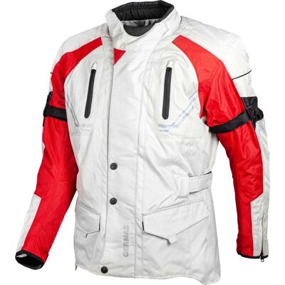 Gms Taylor Veste Textile Moto - Noir Beige - Modèle - Publicité Gms Taylor Veste Textile Moto - Noir Beige - Modèle - Publicité