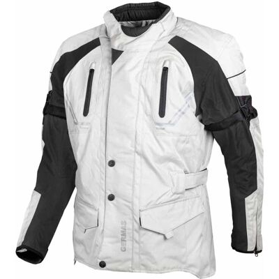 Veste Textile Moto GMS Taylor - Noir Beige - L - Publicité Veste Textile Moto GMS Taylor - Noir Beige - L - Publicité